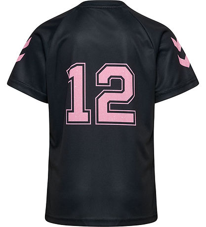 Hummel T-shirt - hmlShimmer - Black/Bridal Rose