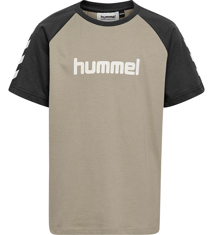 Hummel T-shirt - Rock Ridge/Sort m. Logo