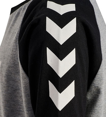 Hummel T-shirt - hmlJR Logo - Grey Melange