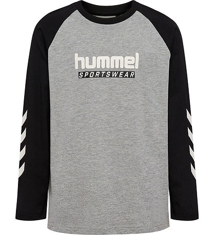 Hummel Bluse - hmlJR Logo - Grey Melange