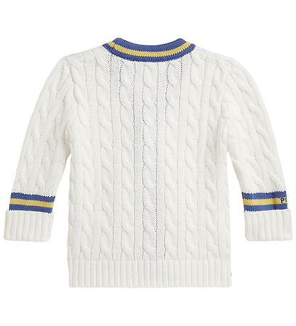 Polo Ralph Lauren Cardigan - Strik - DeckWash White
