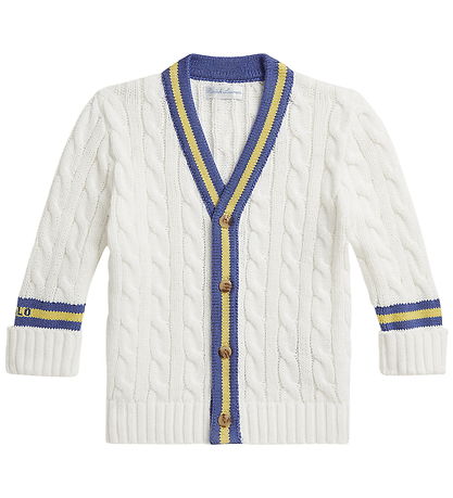 Polo Ralph Lauren Cardigan - Strik - DeckWash White