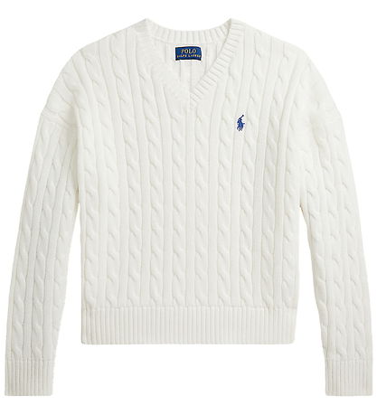 Polo Ralph Lauren Bluse - Strik - Deckwash White
