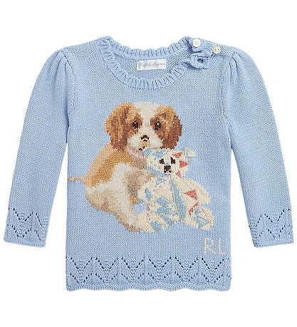 Polo Ralph Lauren Bluse - Strik - Chambray Blue