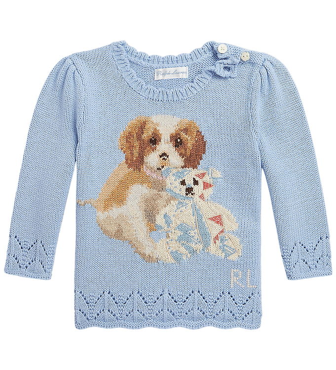 Polo Ralph Lauren Bluse - Strik - Chambray Blue