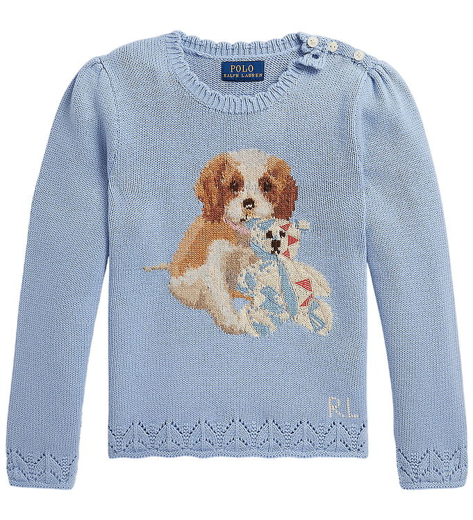 Polo Ralph Lauren Bluse - Strik - Chambray Blue