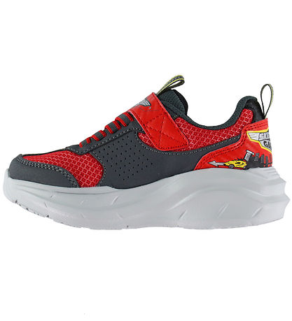 Skechers Sko - Garage - Red/Charcoal