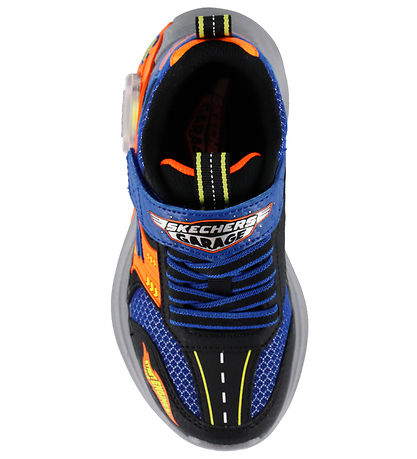 Skechers Sko - Garage - Blk/Blu/Orange