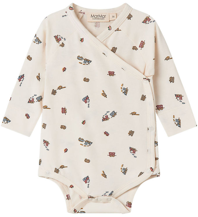 MarMar Slå-om Body l/æ - Bomuld/Modal - Belito - Trains