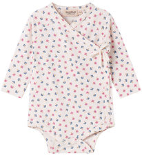MarMar Wrap Bodysuit l/s - Cotton/Modal - Belita - Mini Flower