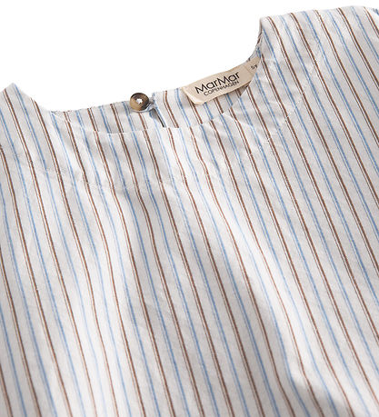 Marmar Kjole - Dagmary - Blue Iris Stripe