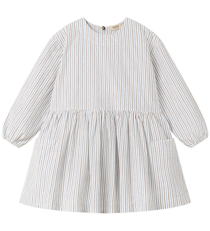 Marmar Kjole - Dagmary - Blue Iris Stripe