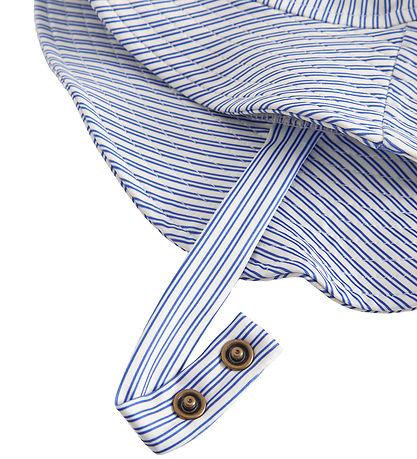 Marmar Badehat - UV40+ - Alba Splash Long - Bolich Blue Stripe