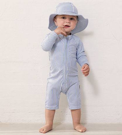 Marmar Badeheldragt - UV40+ - Swal - Bolich Blue Stripe