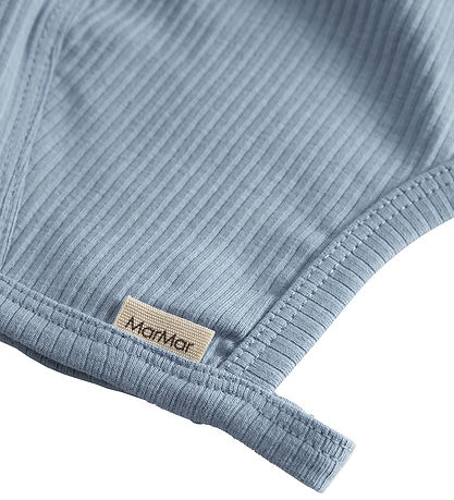 MarMar Babyhjelm - Rib - Bomuld/Modal - Hoody - Blue Iris