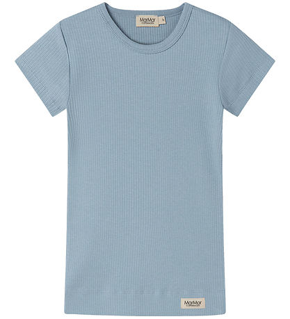 MarMar T-shirt - Rib - Bomuld/Modal - Blue Iris