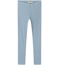 MarMar Leggings - Rib - Bomull/Modal - Blue Iris