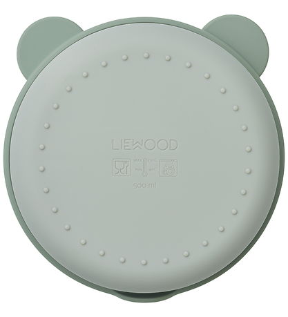 Liewood Skål m. Låg - Rosie - Mr. Bear/Faune Green/Dove Blue Mix