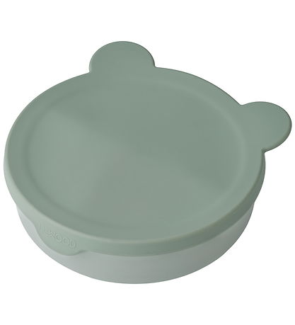 Liewood Skål m. Låg - Rosie - Mr. Bear/Faune Green/Dove Blue Mix