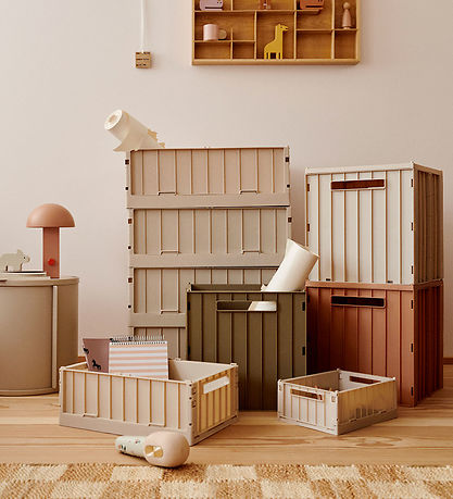 Liewood Foldekasse m. Låg - 30,5x32x31,5 cm - Elijah - Tuscany R