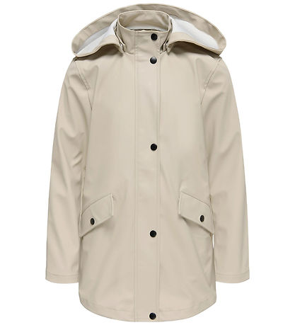 Kids Only Regnjakke - PU - KogElisa - Silver Lining