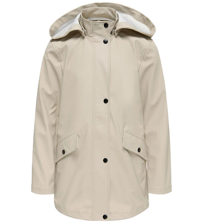 Kids Only Regnjakke - PU - KogElisa - Silver Lining