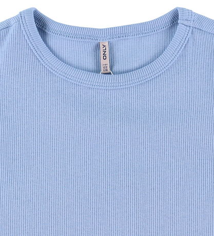 Kids Only T-shirt - Noos - KogLucky - Soft Chambray