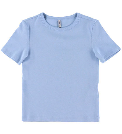 Kids Only T-shirt - Noos - KogLucky - Soft Chambray