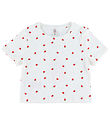 Kids Only T-shirt - Noos - CookBella - Cloud Dancer/Strawberries