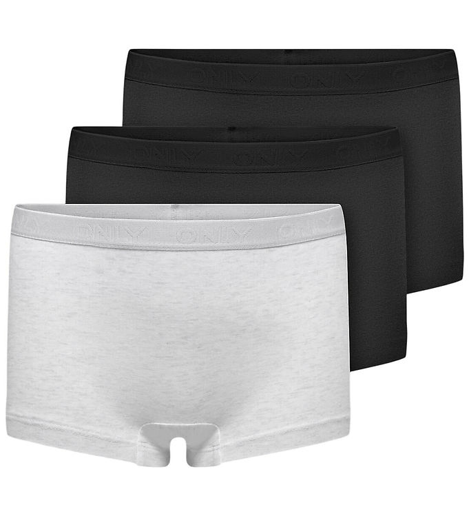 Kids Only Hipster - KogLola - 3-pak - Super Light Grey Melange/B