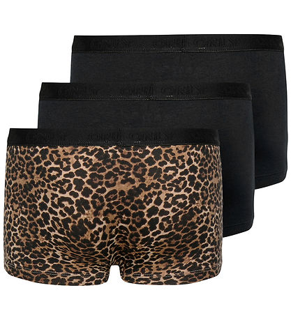 Kids Only Hipster - KogLola - 3-pak - Black/Leopard