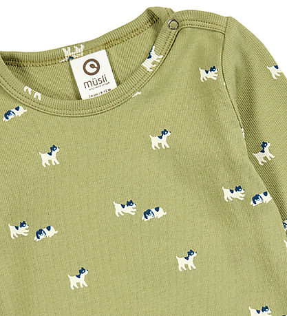 Müsli Body L/Æ - Rib - BFF - Spring/ Navy/ Tofu