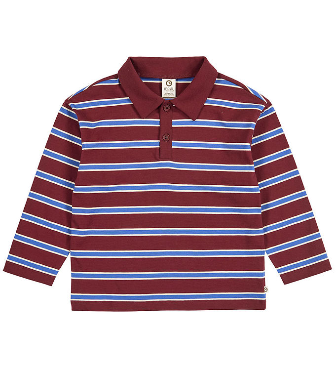 Müsli Polo - Clubhouse - Russet/ Azure blue/ Tofu