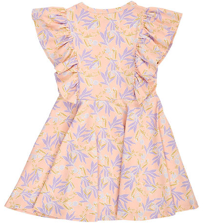 Müsli Kjole - Peony Ruffle - Peach/ Bloom/ Dream