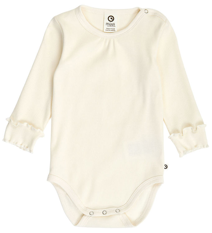 Müsli Body L/Æ - Rib - Cozy Me - Tofu