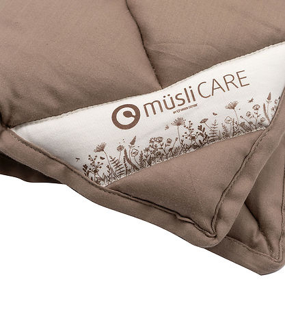 Müsli Pude - Satin - 45x40 cm - Kapok - Walnut