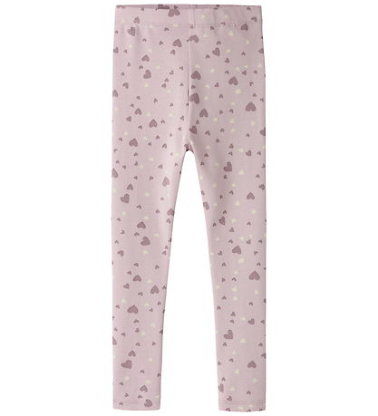 Name It Leggings - NmfBheart - Keepsake Lilac
