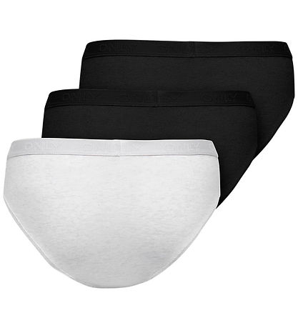 Kids Only Trusser - KogLola - 3-pak - Noos - Super Light Grey Me