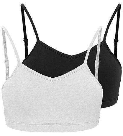 Kids Only BH u. Bøjle - 2-pak - KogLola - Super Light Grey Melan