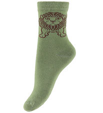 DYR-Cph Strømper - Dyrgalop - Sage Dyrepasser Løve