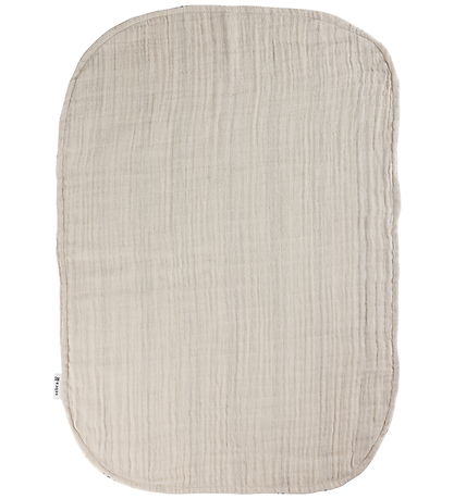 Sebra Pusleunderlag - 2-pak - Muslin - Stripe Beige