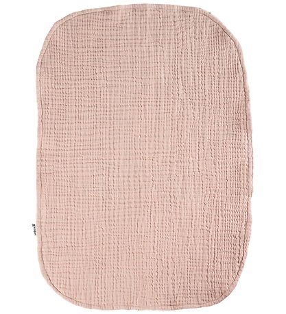 Sebra Pusleunderlag - 2-pak - Muslin - Powder Rose