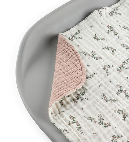 Sebra Pusleunderlag - 2-pak - Muslin - Powder Rose