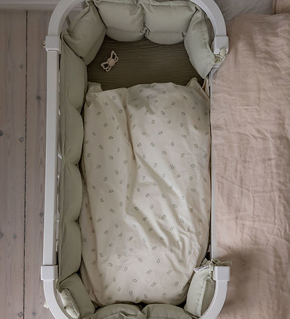 Sebra Seng - Bedside Crib - Classic White