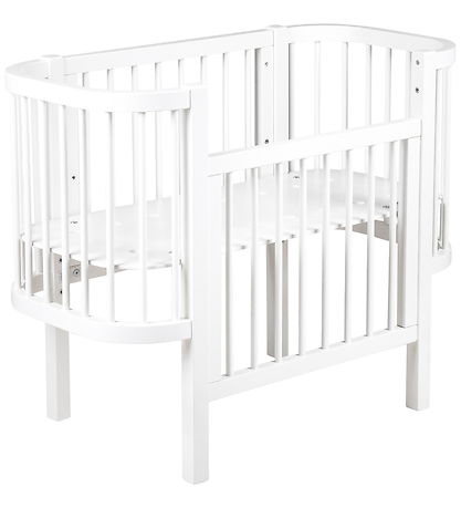 Sebra Seng - Bedside Crib - Classic White