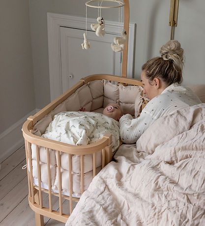 Sebra Seng - Bedside Crib - Træ