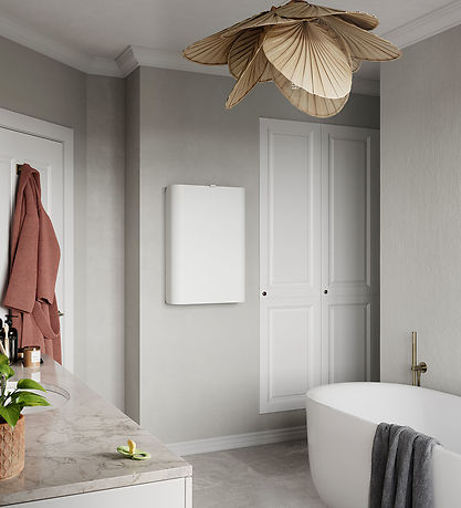 Sebra Puslebord - Væghængt - Hvid