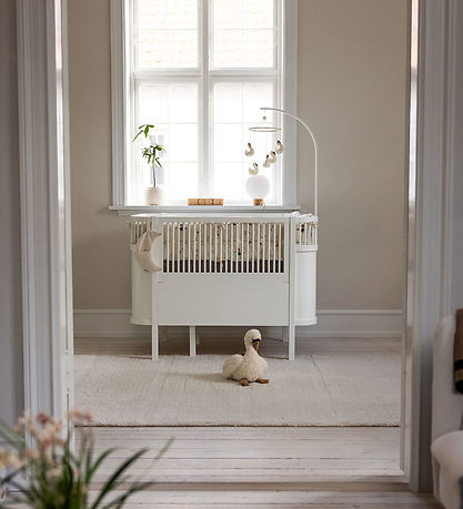 Sebra Uro Og Sengehimmel Holder - Hvid