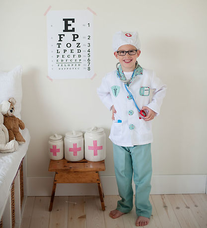 Great Pretenders Udklædning - Doktor - Grøn/Hvid