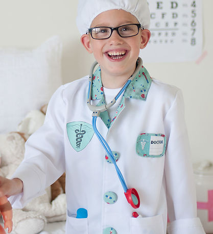 Great Pretenders Udklædning - Doktor - Grøn/Hvid